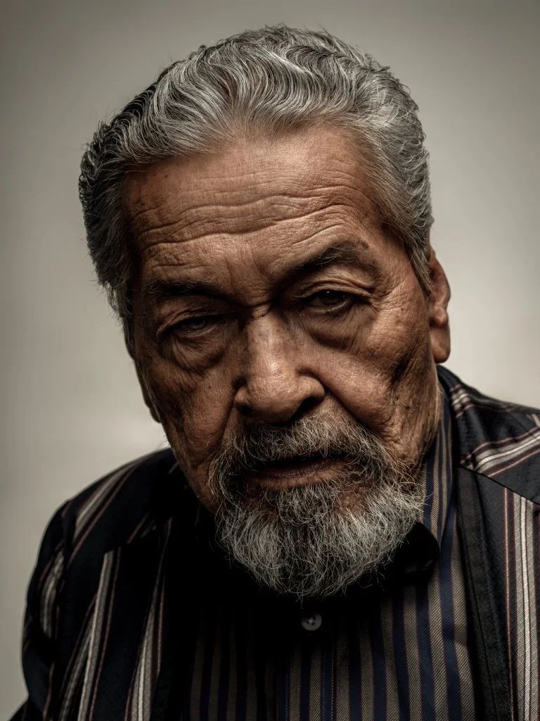 Editorial cover portrait of the late Filipino actor Eddie Garcia.